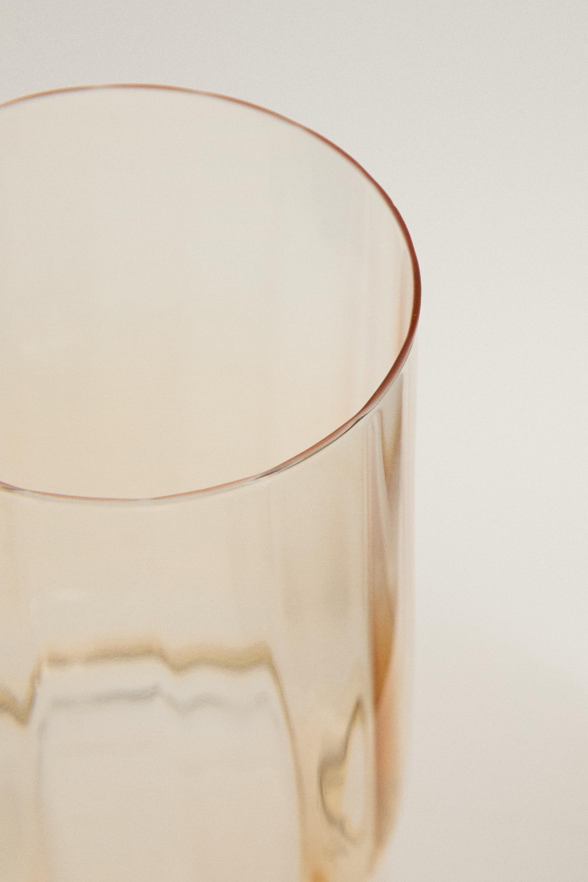 VERRE À SODA EN VERRE À LIGNES